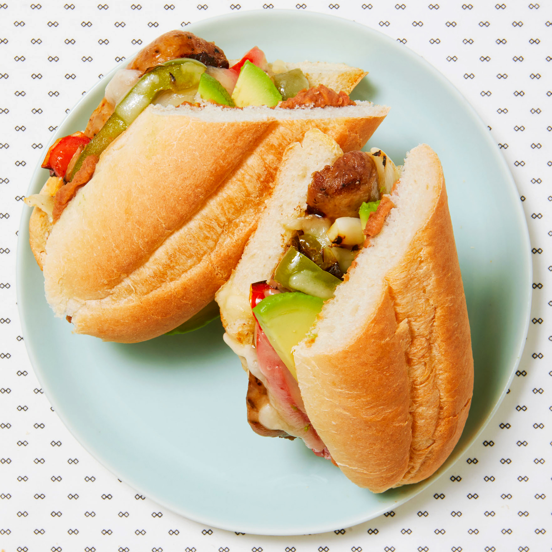 Mexican-Style Sausage Sandwiches