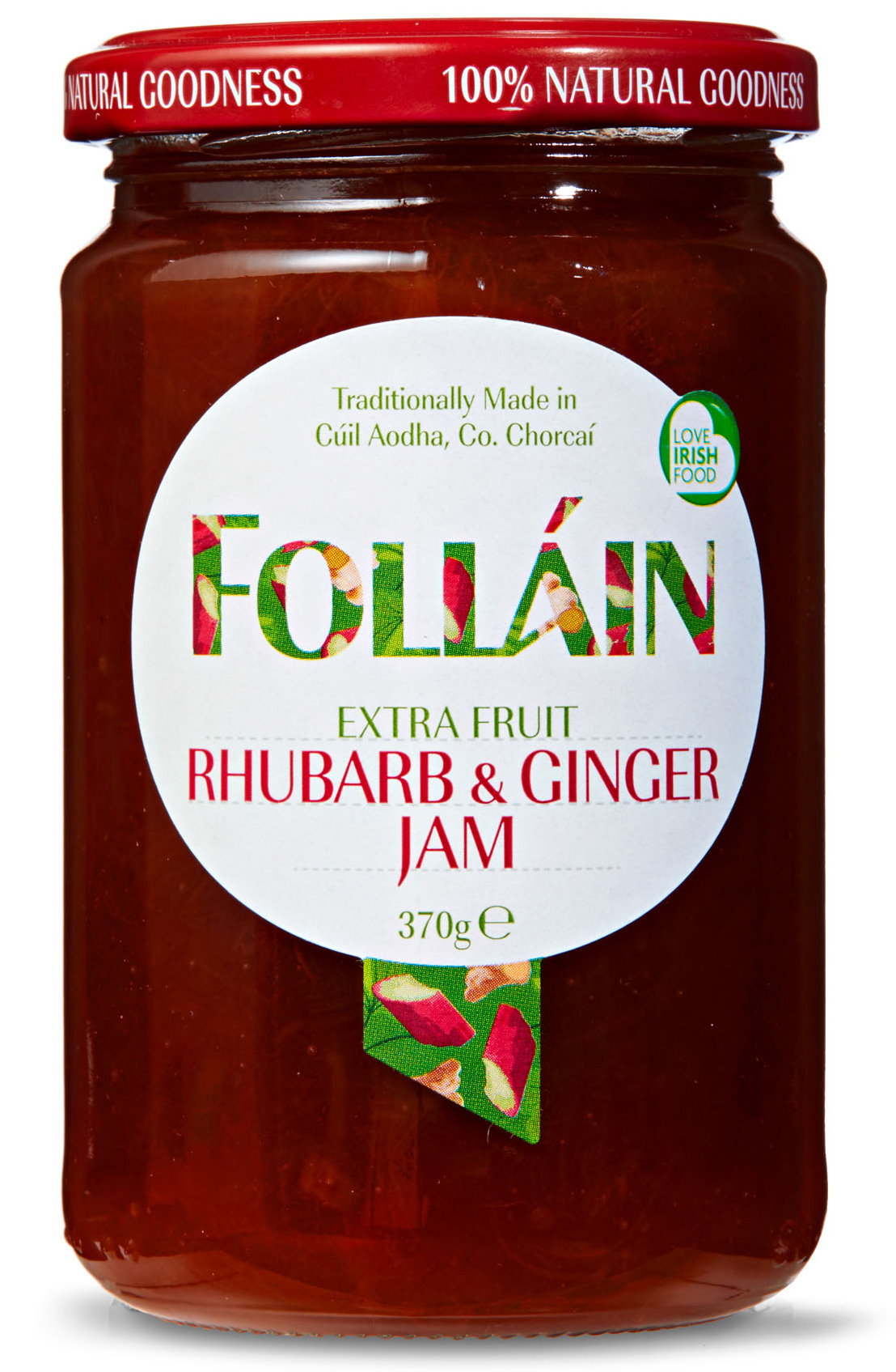 Folláin Rhubarb & Ginger Jam