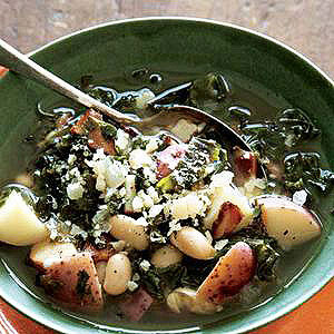 Bacon-and-Kale Minestra 