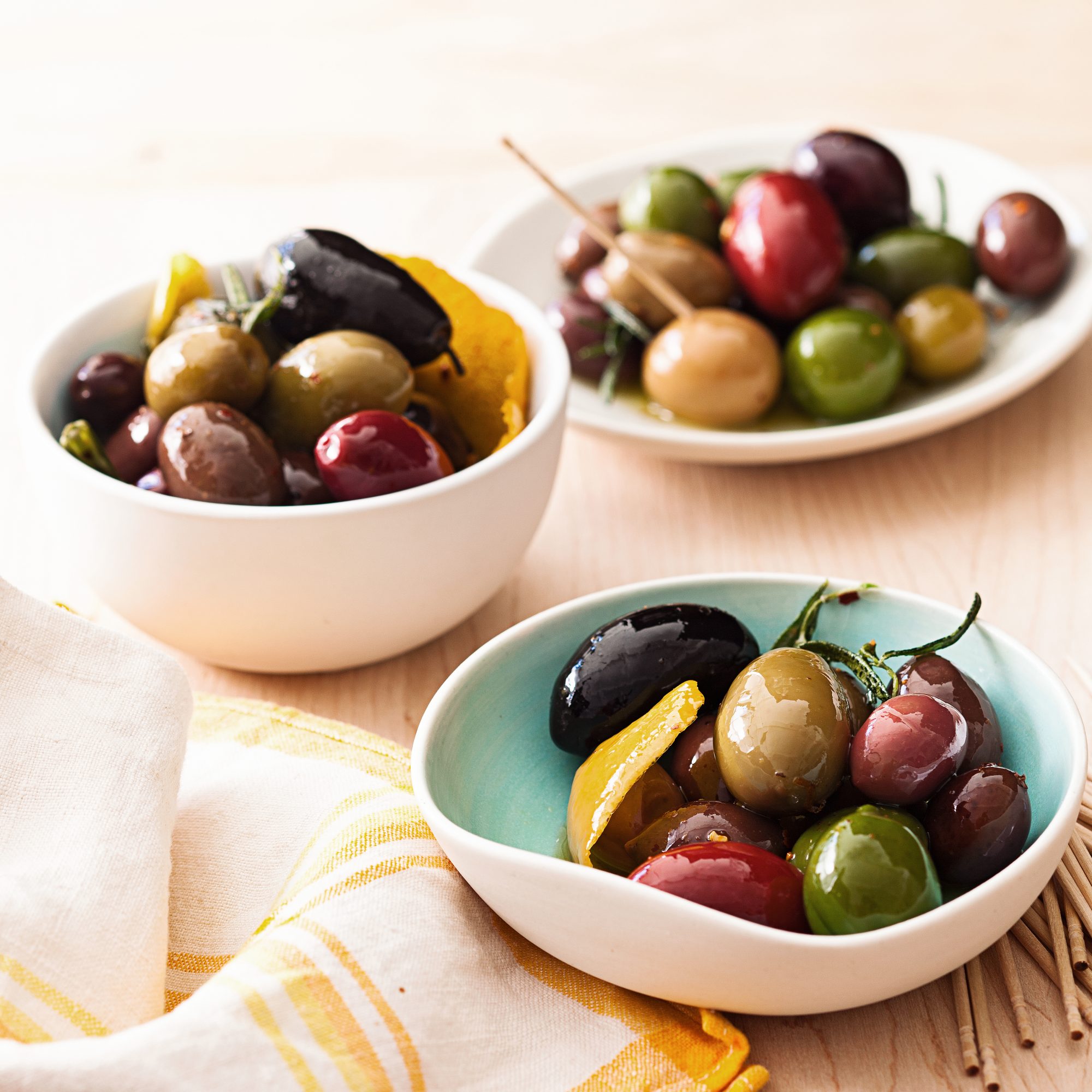 spiced olives