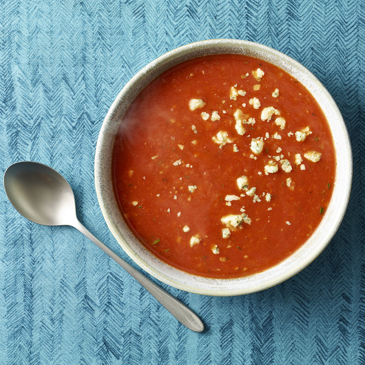 tomato-stilton soup