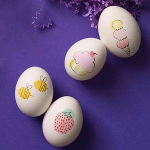 Fingerprint egg designs