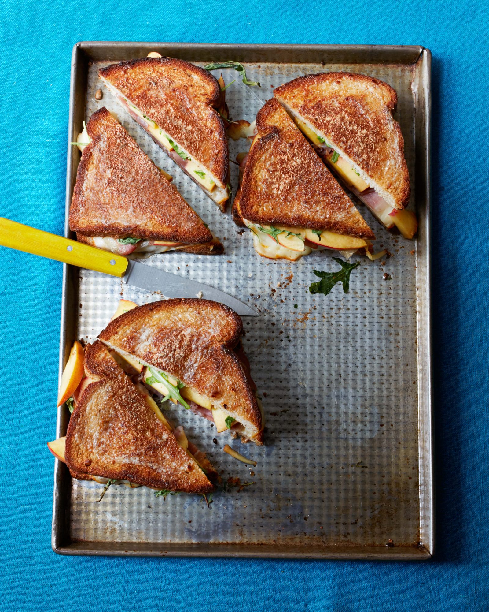 Peachy Grilled Cheese Sandwiches