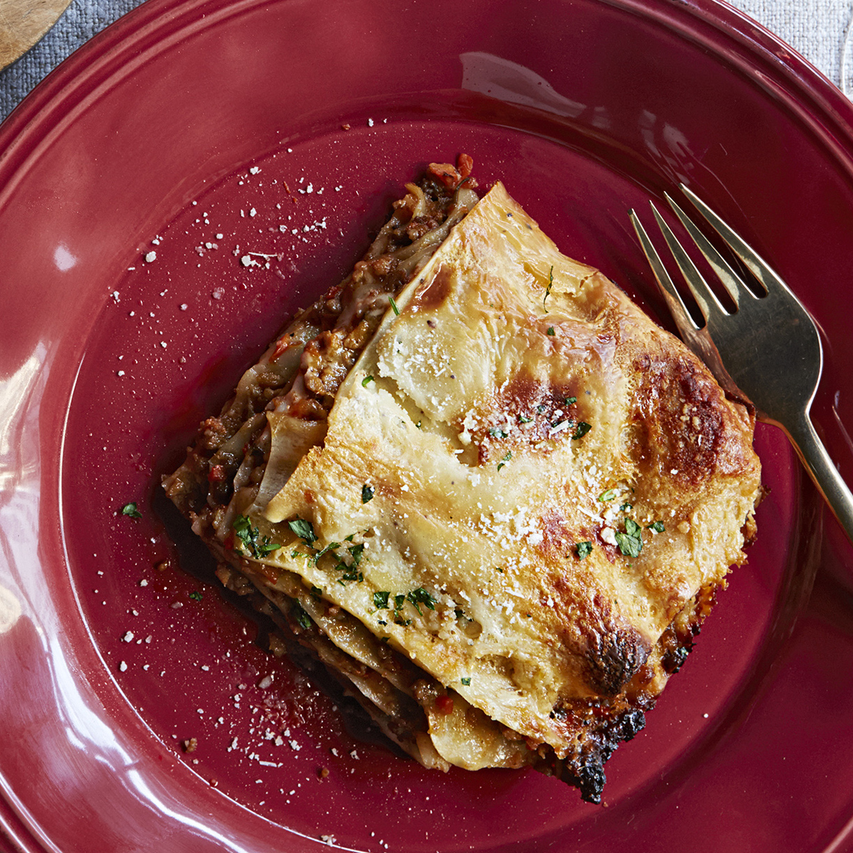 lasagna with meat ragu