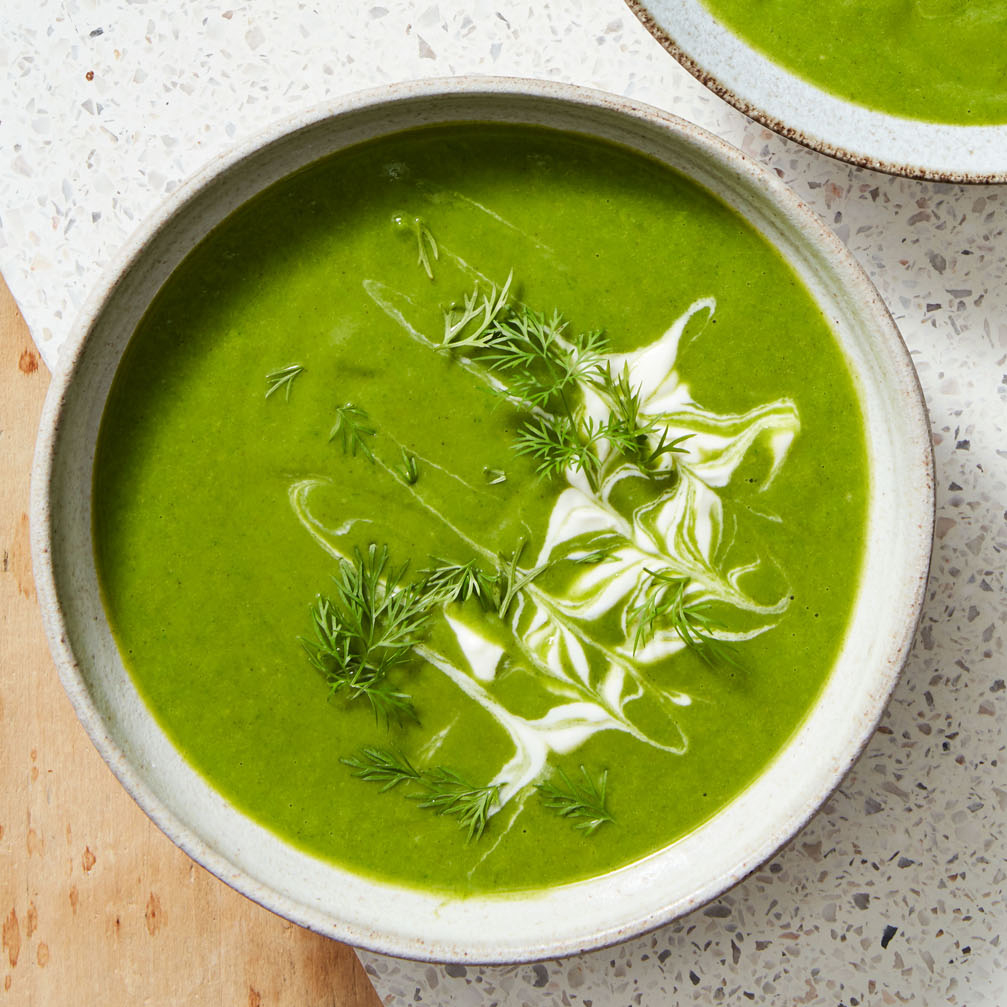 Zucchini Soup with Fennel and Dill