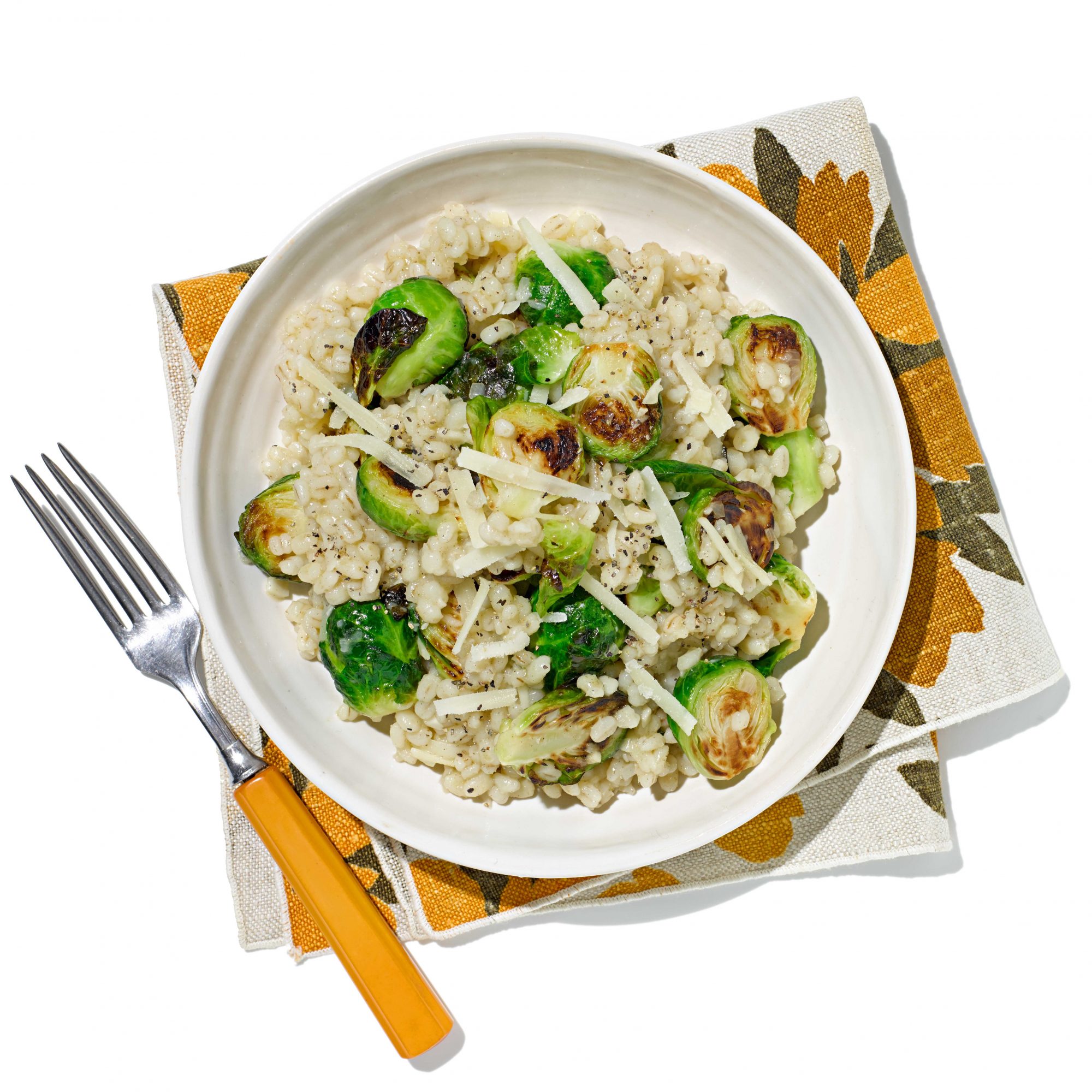 Barley & Brussels Sprouts Risotto
