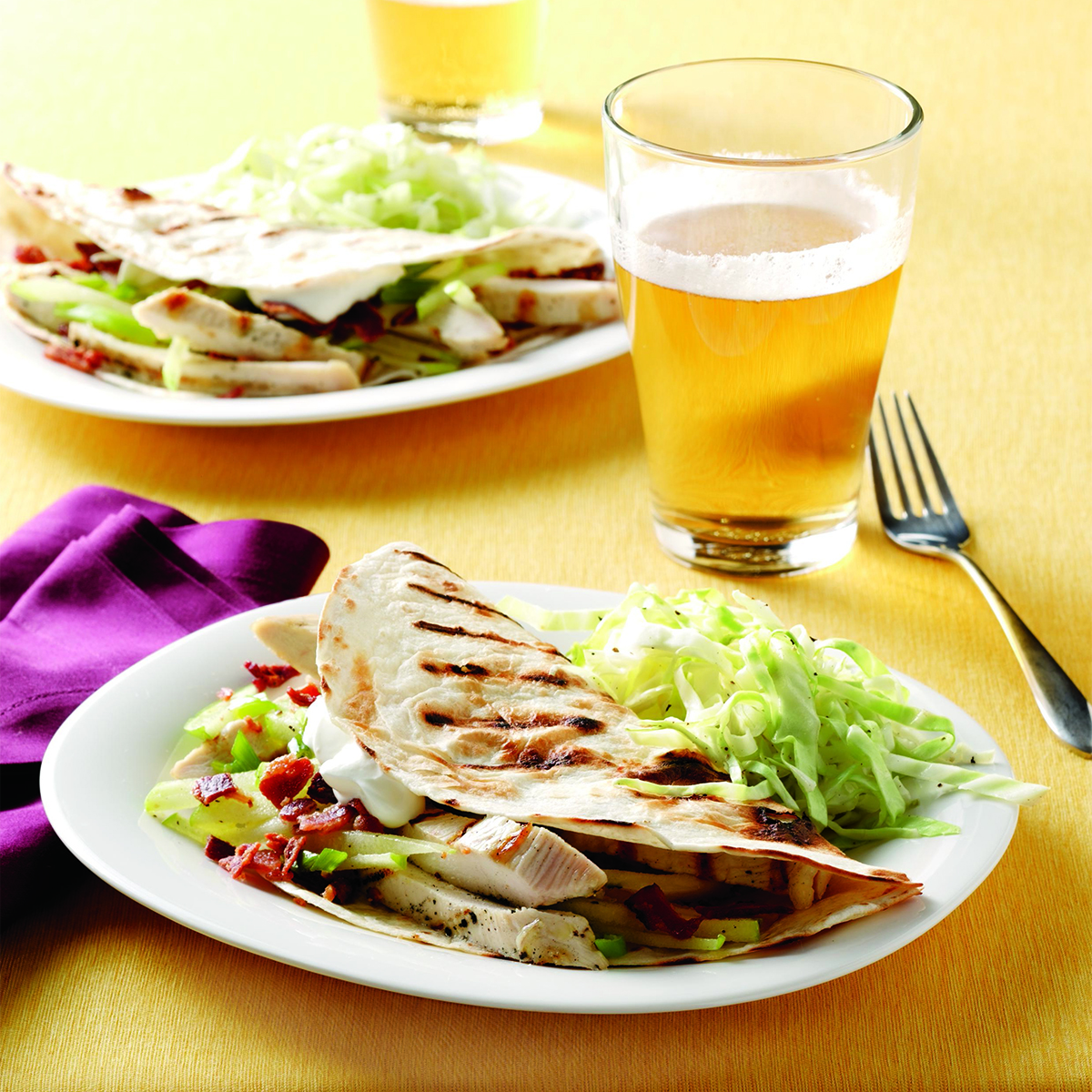 grilled chicken soft tacos