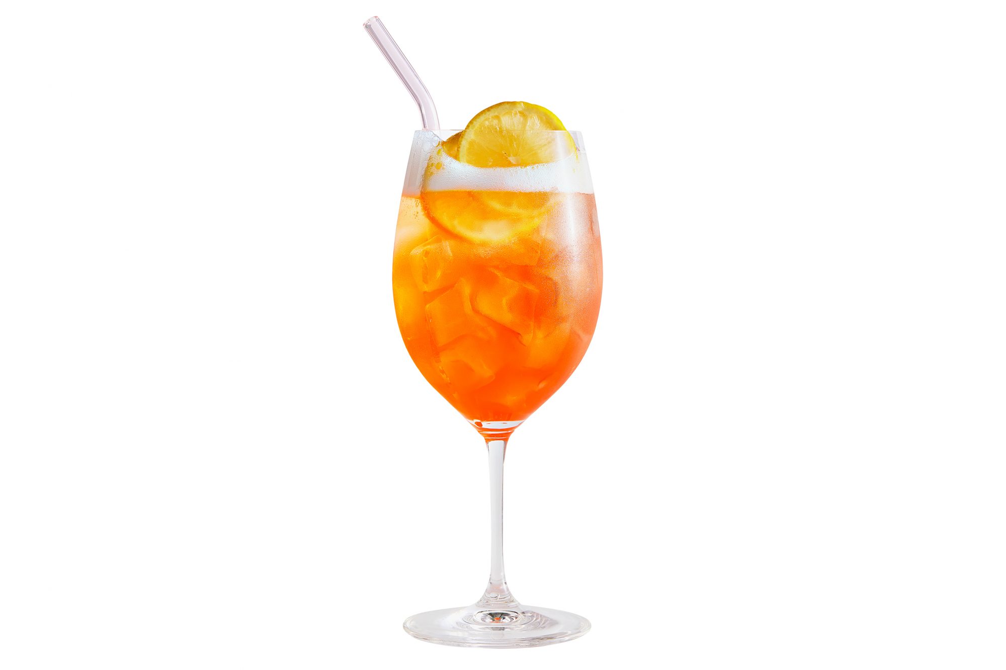 roman sunset cocktail in glass