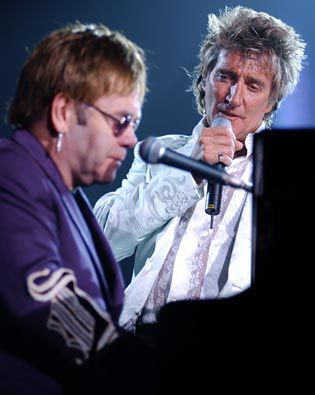 Elton John, Rod Stewart