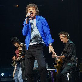 Mick Jagger, Ronnie Wood, ...