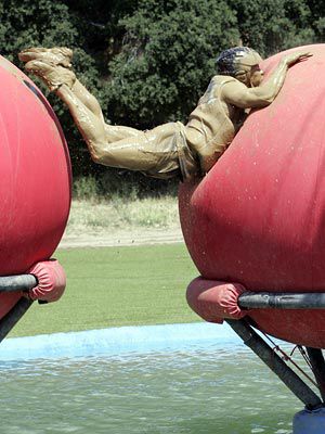 Wipeout | WIPEOUT (ABC) / NINJA WARRIOR (G4) Thanks in large part to a hilarious event called Big Balls, which is almost genius in its rubbery simplicity,