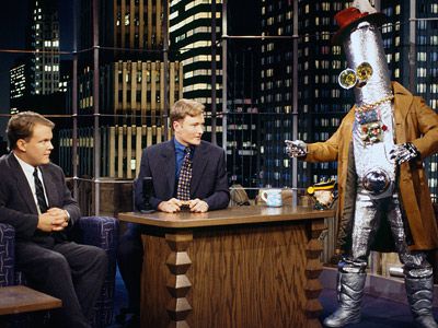 Andy Richter, Conan O'Brien, ... | In the words of Conan himself, ''This fellow combines the classic sensibilities of a 1950s robot with the dynamic flair of a 1970s street pimp.''