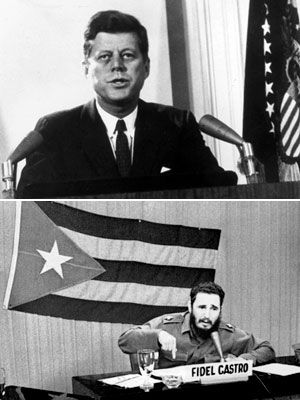 Fidel Castro, John F. Kennedy