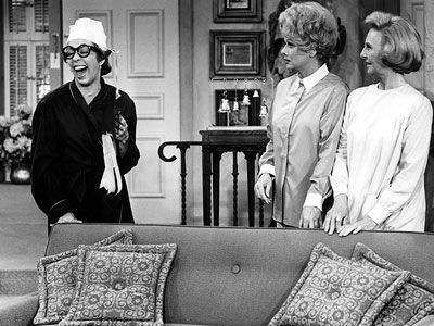 Carol Burnett, Lucille Ball | Burnett only appeared a few times on Lucille Ball's single-mom-on-her-own sitcom, but the pair became lifelong friends, with Ball sending Burnett flowers every birthday, including
