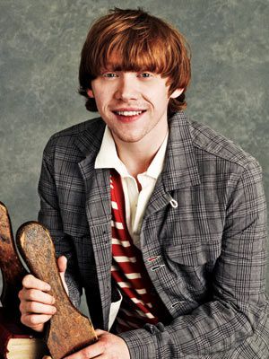 Rupert Grint | (SPOILER ALERT IF YOU'VE NEVER READ THE BOOKS!) For Rupert Grint (pictured) and Emma Watson, their hardest scene was a kiss between Ron and Hermione.