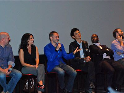 The LA screening included a panel discussion with Executive Producer David S. Goyer and members of the cast (Penyton List, Dominc Monaghan, John Cho, Courtney