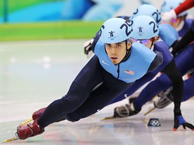 Apolo Anton Ohno, Winter Olympics 2010 | DAY 2 WINNER: Apolo Ohno SPORT: Short-track Speed Skating WHY HIM: With his silver medal in the men's 1500m, the former Dancing With the Stars