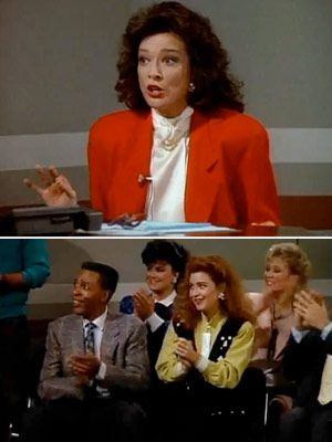 Designing Women, Dixie Carter | ''The Candidate'' November 21, 1988 The episode when Julia takes on the councilman in a TV debate and talks about praying on her own time