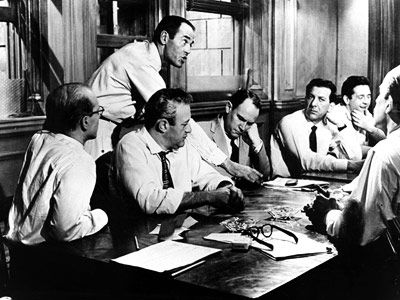 12 Angry Men | 12 Angry Men Set almost entirely inside the jury room and taking place in real time, 12 Angry Men has a premise so delicious that