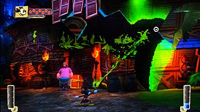 Disney Epic Mickey Disney Interactive Studios Wii The Game: Mickey Mouse finds himself pulled into a fractured land of forgotten Disney characters (remember Oswald the