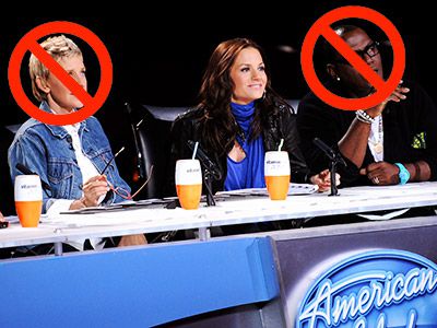 American Idol | REBOOT THE JUDGES' PANEL, BUT (GULP!) KEEP KARA After nine seasons, Randy still hasn't learned the fine art of giving succinct, honest, witty feedback to