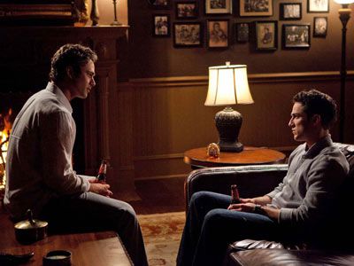 The Vampire Diaries | Cliff-hanger No. 6: So Tyler's a werewolf? We spent most of season 1 intensely disliking Tyler (Michael Trevino) because of his anger issues. He was