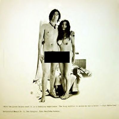 Yoko Ono, John Lennon | John Lennon and Yoko Ono, Unfinished Music No. 1: Two Virgins (1968) The couple's experimental opus was distributed in a brown paper bag, but that