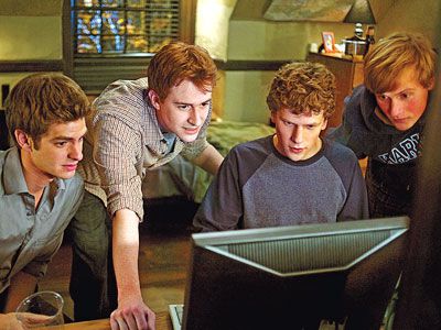 The Social Network | THE SOCIAL NETWORK We don't know if Facebook's birth was actually as scandalous as this big-screen retelling. But we do know that the button-pushing Social