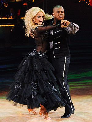 Dancing With the Stars, Kyle Massey | Kyle Massey and Lacey Schwimmer: Paso Doble Last Monday, the original lyrics were in place, along with two billion tiered tulle ruffles in Lacey's lacy