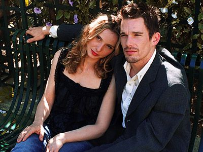 Ethan Hawke, Julie Delpy, ... | BEFORE SUNSET (2004) Set nine years after 1995's Before Sunrise , Richard Linklater's Before Sunset relishes the simple power of words. Like its predecessor, Sunset