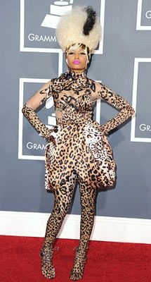 Nicki Minaj | Next year, she's upgrading to snow leopard.