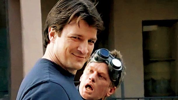 Nathan Fillion | Played lecherous, self-obsessed superhero Captain Hammer in Whedon's Web sensation . ''Joss called and said, 'You'll be playing a superhero who's actually kind of the