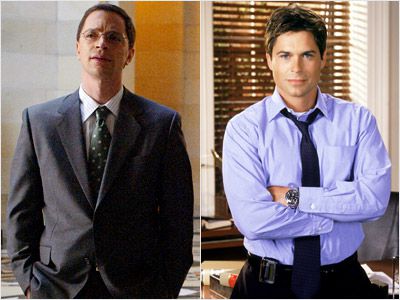 Rob Lowe, Joshua Malina, ... | Replaced Sam Seaborn on The West Wing First there was Rob Lowe's Sam, a staggeringly beautiful boy genius whose way with words is second only