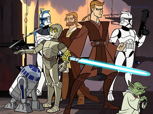 Sick of all that galactic politicking from the prequels? Then Star Wars: Clone Wars , the microseries that returned that Galaxy Far, Far Away to