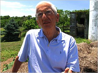 VEGAN DIET Dr. Colin Campbell at his childhood farm in Forks Over Knives