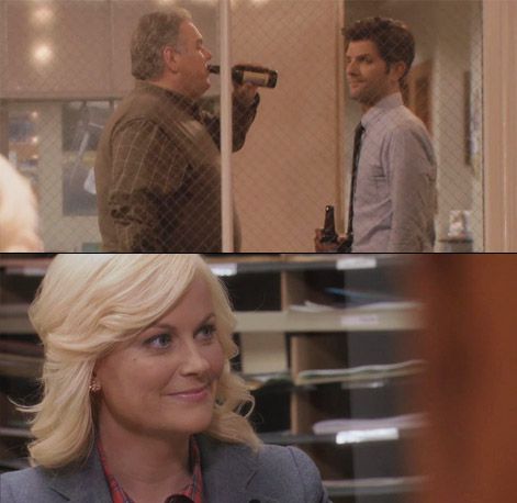 Parks and Recreation, Amy Poehler | First we found that there was an original Tammy in Ron Swanson's life who terrifies the Tammy we already know and fear. [ Shudder ]