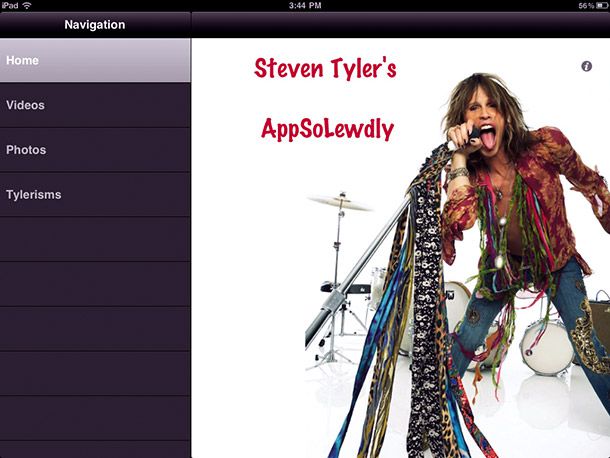 Steven Tyler Appsolewdly
