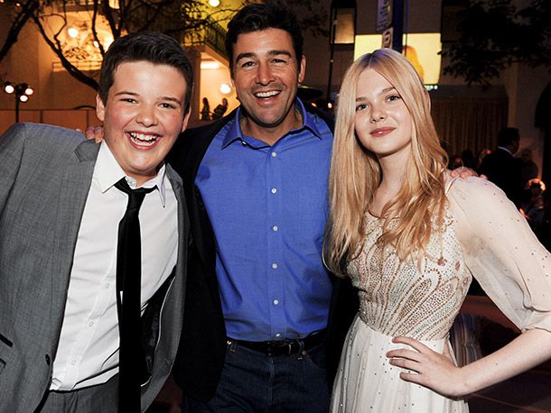 Riley Griffiths, Kyle Chandler, and Elle Fanning
