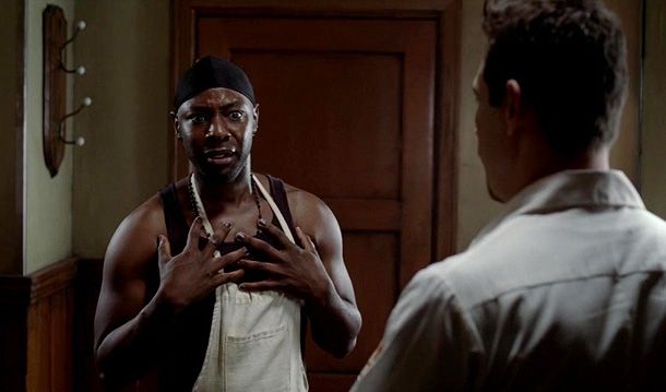 Lafayette (Nelsan Ellis) has a boyfriend, Jesus (Kevin Alejandro), who is a male witch and knows Lafayette has an untapped gift.