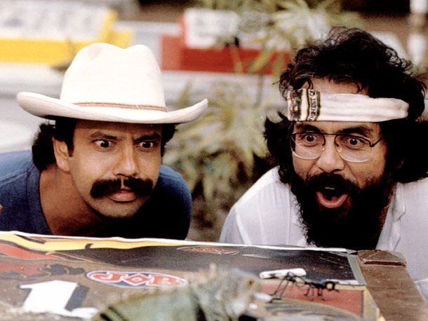 Pedro de Pacas and Anthony Stoner (Richard Cheech Marin and Tommy Chong), Up in Smoke