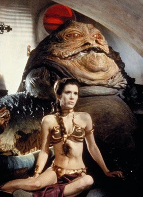 Star Wars: Episode VI - Return of the Jedi, Carrie Fisher | Return of the Jedi (1983) Princess Leia's metal slave costume has so entrenched itself into our pop-cultural lexicon (not to mention the fantasies of fanboys