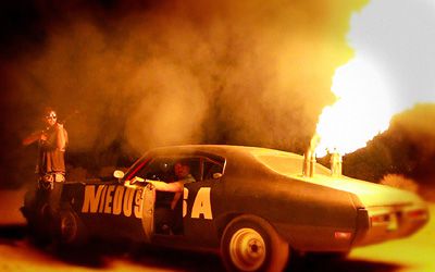 In writer-director Evan Glodell's debut movie, which opens Aug. 5, two Mad Max -obsessed friends turn a '72 Buick Skylark into ''the Medusa,'' a car
