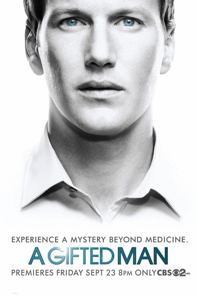 Patrick Wilson's ''gift'' is his deceased wife keeps hanging around, so why does this ad look like he's the one taking a nap in heaven?