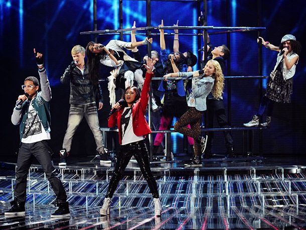 The X Factor | Bad train wreck! At least five of these 10 wriggling youths are unnecessary.