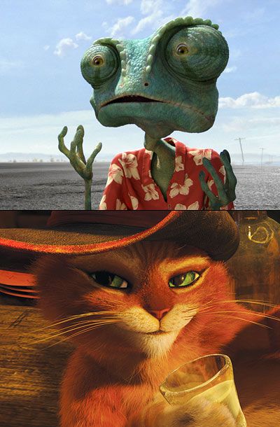 Will win: Rango Gore Verbinski and Johnny Depp's quirky cartoon has swept all the big pre-Oscar prizes. Without Tintin in the race, it feels like