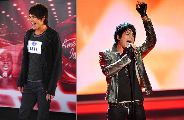 American Idol | Adam Lambert was stylish from the minute he walked into his San Diego audition in skinny jeans and simple layered top and black jacket. Eventually