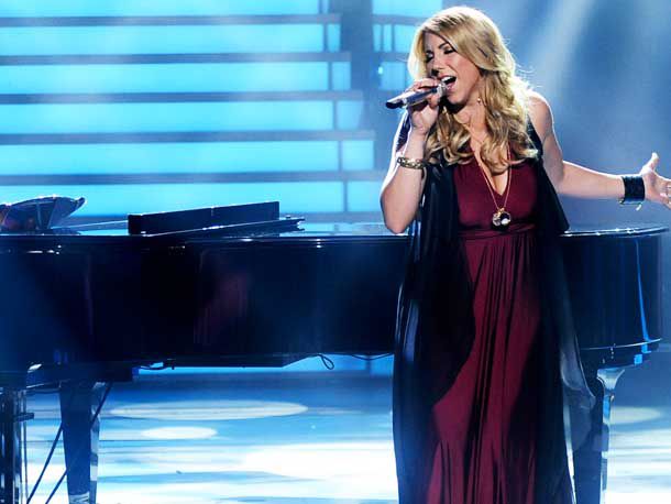 Elise Testone, American Idol | The music teacher avoided the bottom three for the first time after last week's beautiful, challenging ''Vienna.'' She needs to sing something people know, in