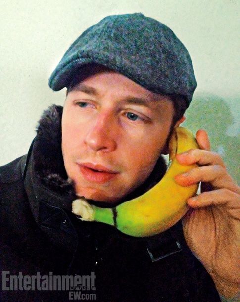 Goodwin spotted ­onscreen love interest and offscreen jokester Josh Dallas ­casually chatting on a banana phone between takes. ''He keeps us all very entertained,'' she