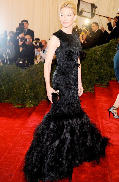 Cate Blanchett in Alexander McQueen designer Sarah Burton