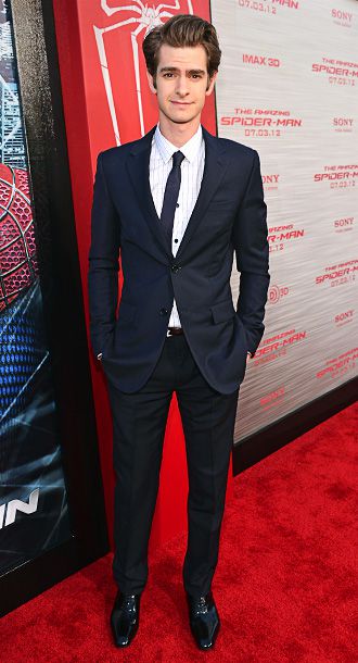 Andrew Garfield at the Los Angeles premiere of The Amazing Spider-Man